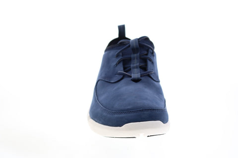 Clarks Triflow Form 26124372 Mens Blue Nubuck Lifestyle Sneakers Shoes