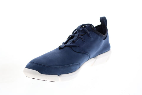 Clarks Triflow Form 26124372 Mens Blue Nubuck Lifestyle Sneakers Shoes