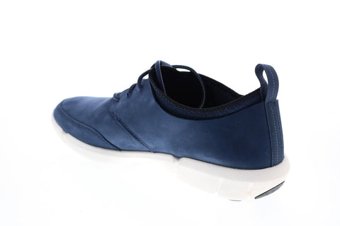 Clarks Triflow Form 26124372 Mens Blue Nubuck Lifestyle Sneakers Shoes