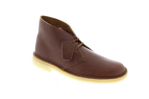 Clarks Desert Boot 26125549 Mens Brown Leather Lace Up Desert Boots