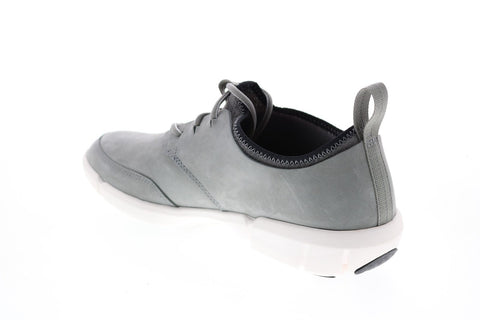Clarks Triflow Form 26125948 Mens Gray Nubuck Lifestyle Sneakers Shoes