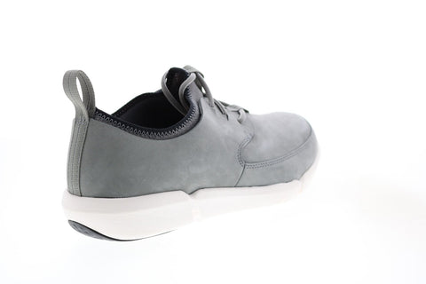 Clarks Triflow Form 26125948 Mens Gray Nubuck Lifestyle Sneakers Shoes