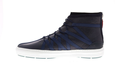 Clarks Laika Top 26126130 Mens Blue Leather Lace Up Lifestyle Sneakers Shoes