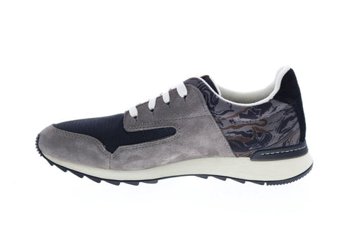 Clarks Floura Mix 26126711 Womens Gray Suede Lace Up Lifestyle Sneakers Shoes