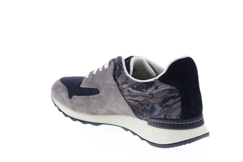 Clarks Floura Mix 26126711 Womens Gray Suede Lace Up Lifestyle Sneakers Shoes