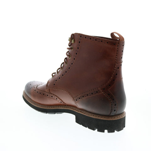 Clarks Batcombe Lord Leather 26127190 Mens Brown Wide Casual Dress Boots