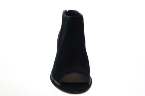 Clarks Spiced Melody 26127292 Womens Black Leather Ankle & Booties Boots