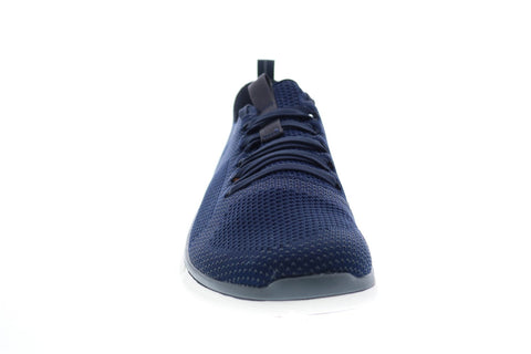 Clarks Triken Run 26127311 Mens Blue Canvas Lace Up Lifestyle Sneakers Shoes