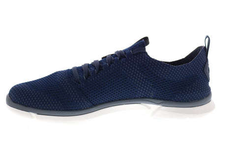 Clarks Triken Run 26127311 Mens Blue Canvas Lace Up Lifestyle Sneakers Shoes