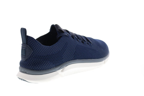 Clarks Triken Run 26127311 Mens Blue Canvas Lace Up Lifestyle Sneakers Shoes