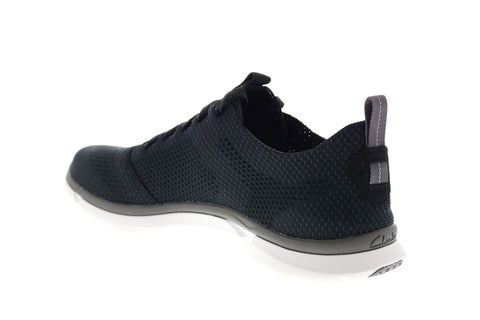 Clarks Triken Run 26127314 Mens Black Canvas Lace Up Lifestyle Sneakers Shoes