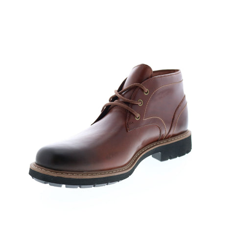Clarks Batcombe Lo 26127473 Mens Brown Wide Leather Lace Up Chukkas Boots