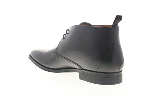 Clarks Gilman Mid 26127647 Mens Black Leather Lace Up Dress Boots