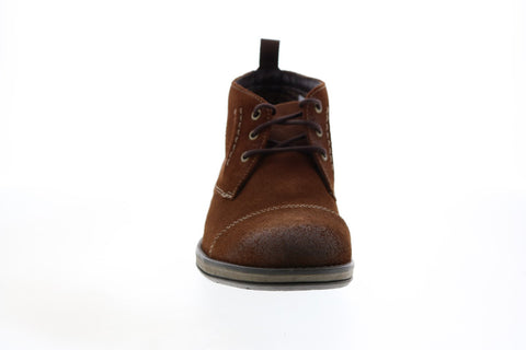 Clarks Hinman Mid 26127747 Mens Brown Suede Lace Up Chukkas Boots 