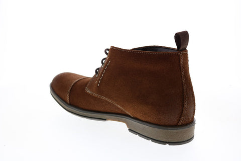 Clarks Hinman Mid 26127747 Mens Brown Suede Lace Up Chukkas Boots 