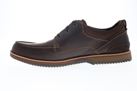 Clarks Katchur Edge 26127834 Mens Brown Leather Casual Lace Up Oxfords Shoes