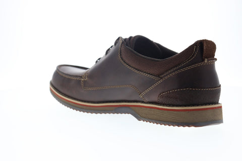 Clarks Katchur Edge 26127834 Mens Brown Leather Casual Lace Up Oxfords Shoes