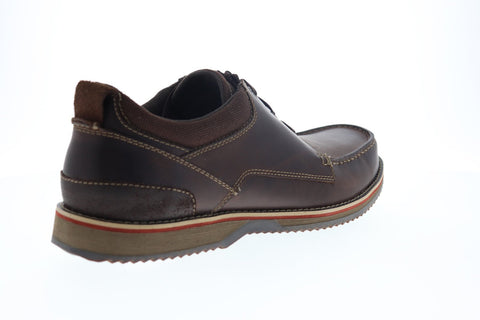 Clarks Katchur Edge 26127834 Mens Brown Leather Casual Lace Up Oxfords Shoes
