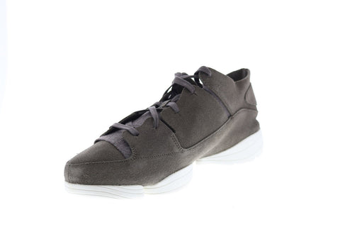 Clarks Trigenic Evo 26128328 Mens Gray Suede Lifestyle Sneakers Shoes