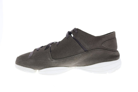Clarks Trigenic Evo 26128328 Mens Gray Suede Lifestyle Sneakers Shoes