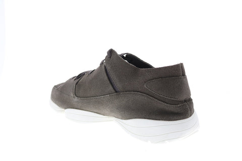 Clarks Trigenic Evo 26128328 Mens Gray Suede Lifestyle Sneakers Shoes