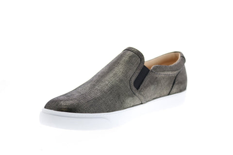 Clarks Glove Puppet 26128444 Womens Gray Leather Lifestyle Sneakers Shoes