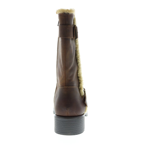 Clarks Orinoco Art 26128452 Womens Brown Leather Strap Mid Calf Boots