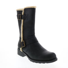 Clarks Orinoco Art 26128454 Womens Black Leather Strap Mid Calf Boots