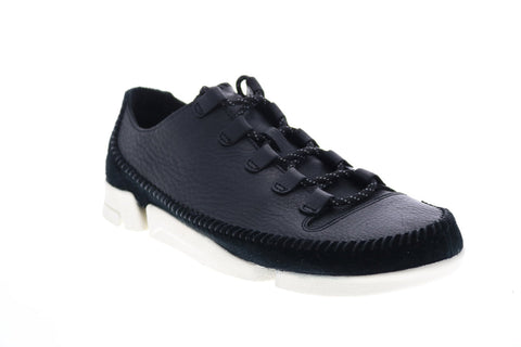 Clarks Trigenic Flex 2 26128540 Mens Black Leather Lifestyle Sneakers Shoes