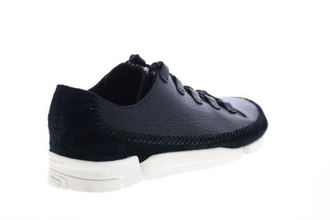 Clarks Trigenic Flex 2 26128540 Mens Black Leather Lifestyle Sneakers Shoes