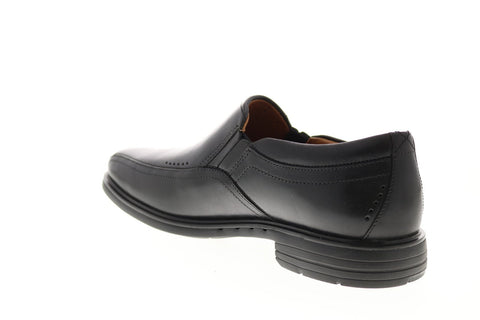 Clarks Unsheridan Go 26128694 Mens Black Leather Loafers Casual Shoes