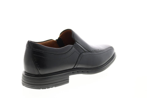 Clarks Unsheridan Go 26128694 Mens Black Leather Loafers Casual Shoes