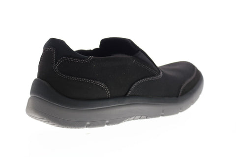 Clarks Tunsil Step 26129144 Mens Black Wide Loafers & Slip Ons Casual Shoes