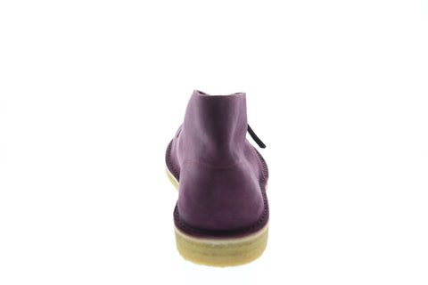 Clarks Desert Boot 26129941 Mens Purple Nubuck Leather Comfort Desert Boots