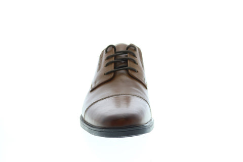 Clarks Tilden Captoe Oxford 26130096 Mens Brown Leather Oxfords Cap Toe Shoes