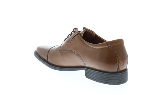 Clarks Tilden Captoe Oxford 26130096 Mens Brown Leather Oxfords Cap Toe Shoes