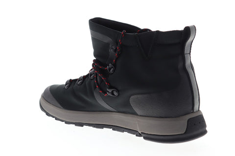 Clarks Privo Slope 26130234 Mens Black Leather Lace Up Hiking Boots Shoes