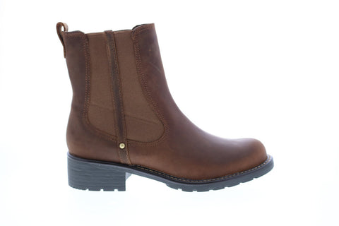 Clarks Orinoco Club 26130356 Womens Brown Nubuck Chelsea Boots