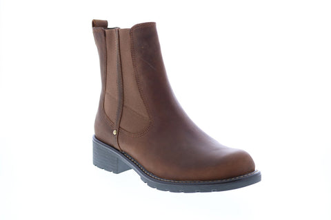 Clarks Orinoco Club 26130356 Womens Brown Nubuck Chelsea Boots
