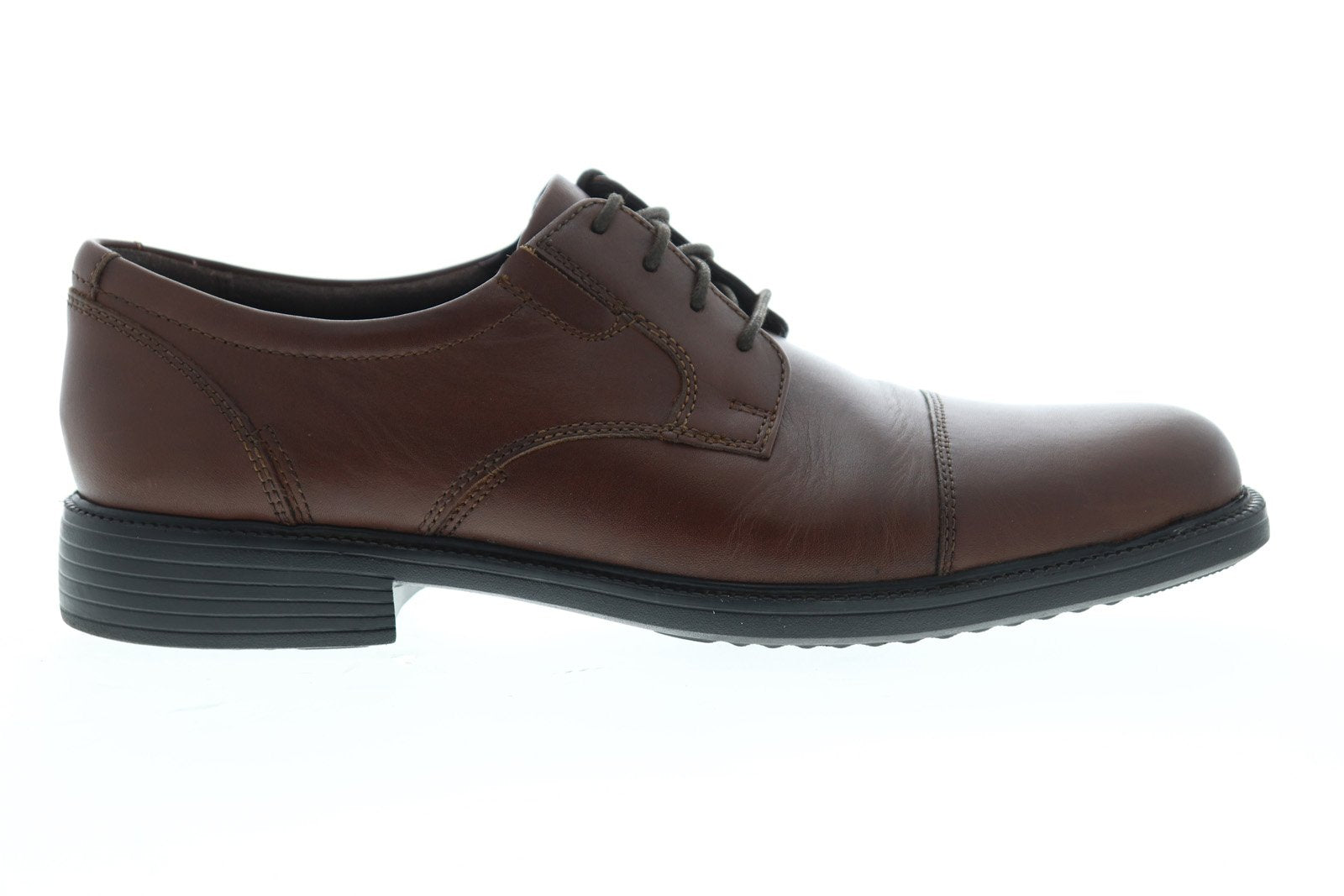 Bostonian Bardwell Limit 26104598 Mens Brown Wide 2E Cap Toe 