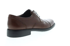 Bostonian Bardwell Limit 26104598 Mens Brown Wide 2E Cap Toe