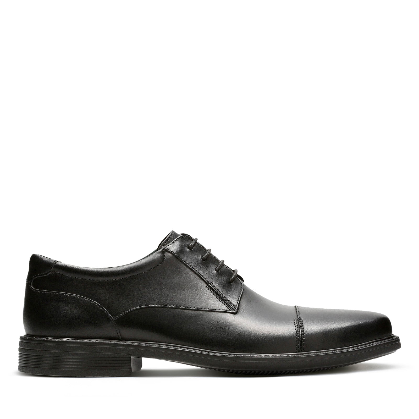 Bostonian Wenham Cap Mens Black Wide Oxfords & Lace Ups Cap Toe Shoes
