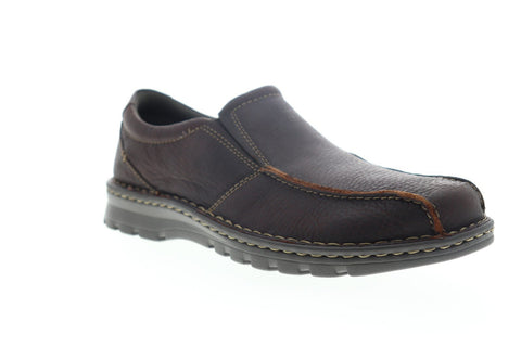 Clarks Vanek Step 26130601 Mens Brown Wide Loafers & Slip Ons Casual Shoes