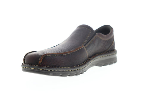 Clarks Vanek Step 26130601 Mens Brown Wide Loafers & Slip Ons Casual Shoes