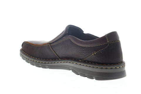 Clarks Vanek Step 26130601 Mens Brown Wide Loafers & Slip Ons Casual Shoes