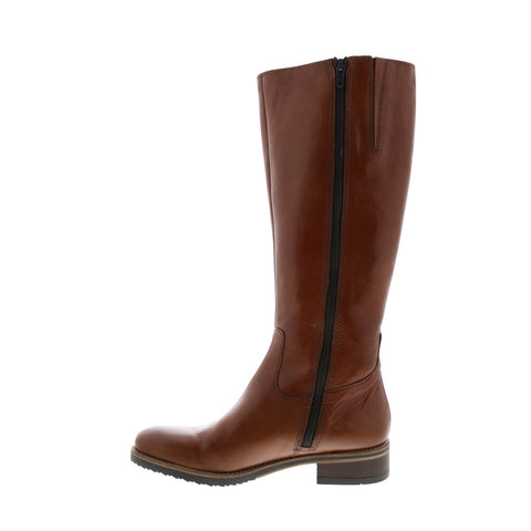Clarks Tamro Spice 26130636 Womens Brown Leather Zipper Knee High Boots