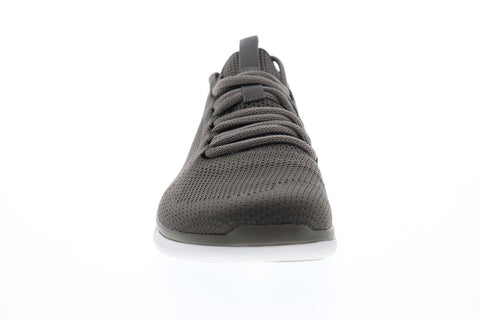 Clarks Triken Run 26130968 Mens Gray Canvas Lace Up Lifestyle Sneakers Shoes