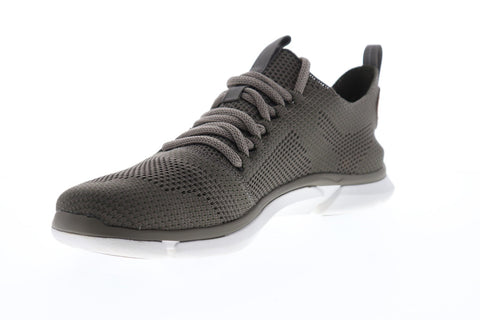 Clarks Triken Run 26130968 Mens Gray Canvas Lace Up Lifestyle Sneakers Shoes