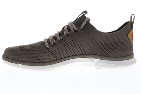 Clarks Triken Run 26130968 Mens Gray Canvas Lace Up Lifestyle Sneakers Shoes