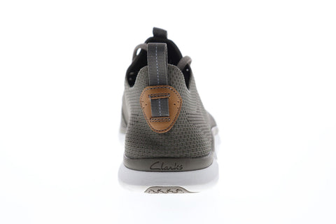 Clarks Triken Run 26130968 Mens Gray Canvas Lace Up Lifestyle Sneakers Shoes